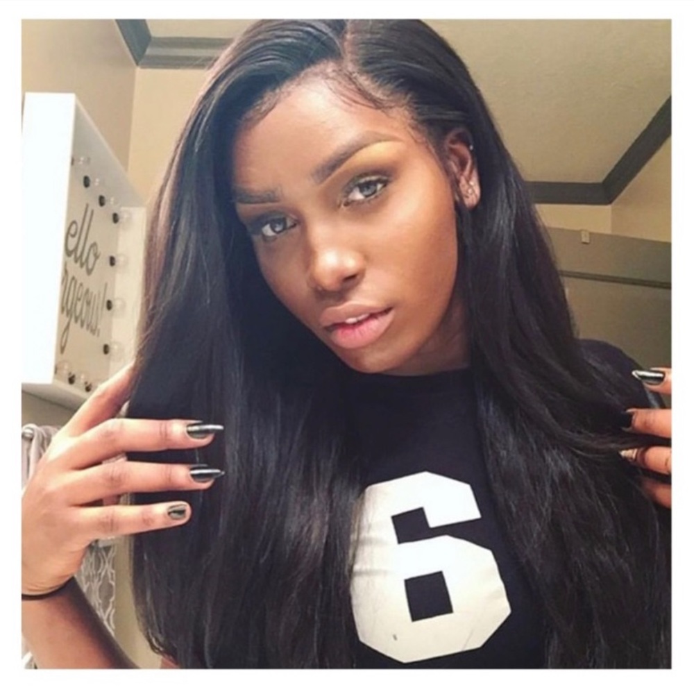 16” Straight Closure Wig